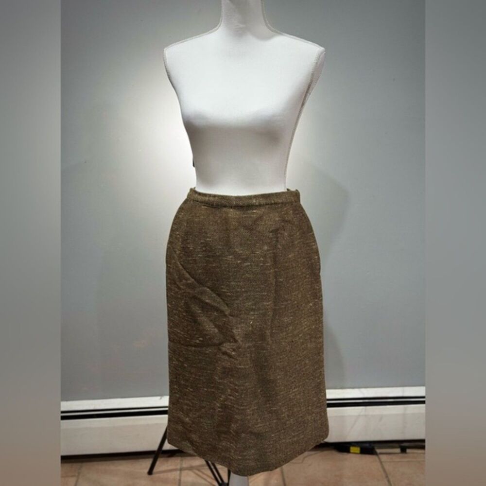 Clearout! Brown Vintage Handmade Skirt Size 4 VGUC